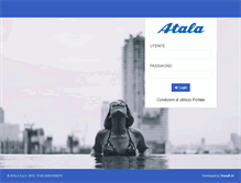 Tablet Screenshot of portale.atala.it